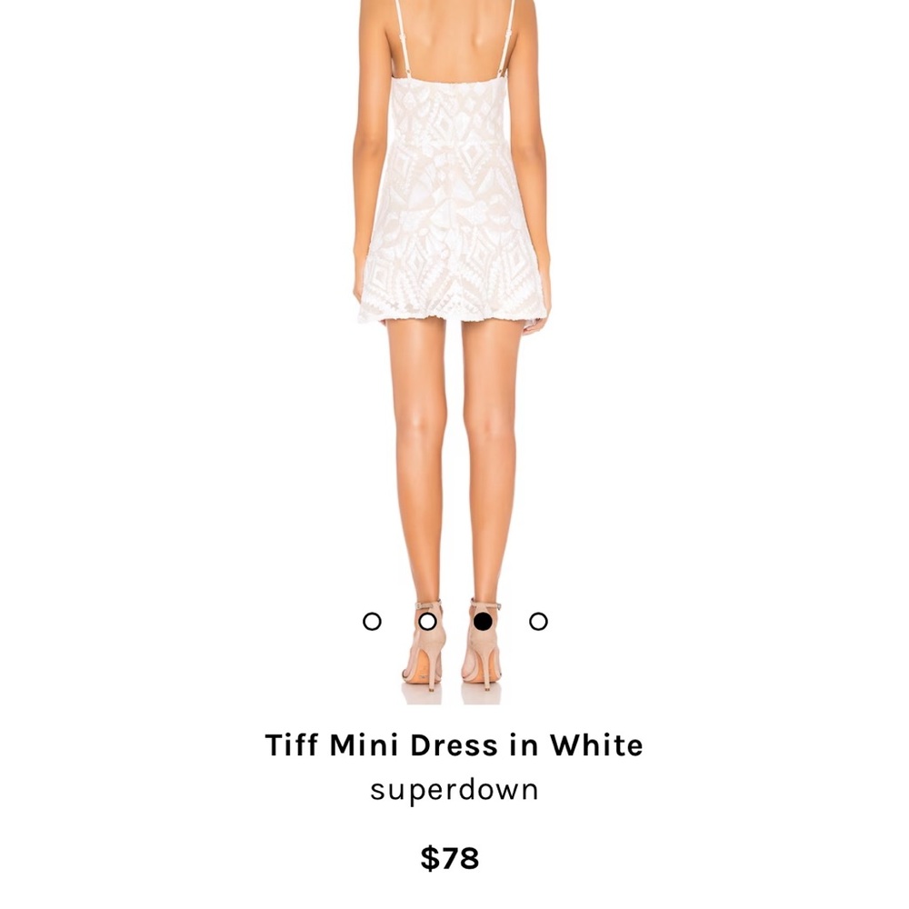 Beautiful White Revolve Superdown Mini Dress! - image 2